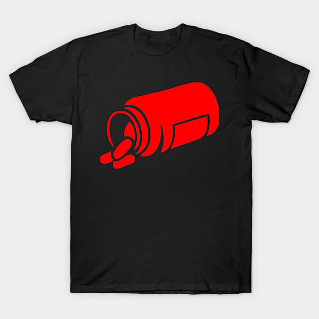 Spilled Pills T-Shirt by TeeNoir